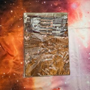 🍂🌸 Brown Pink Floral Korean Table Runner 6 Chopstick Set New in Bag